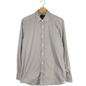 Z Zegna Grey City Button Up Shirt Size S
